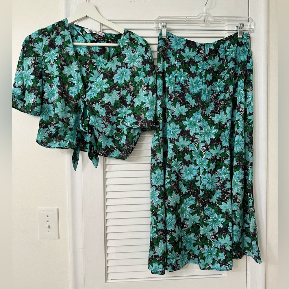 Zara floral set - Never used!
